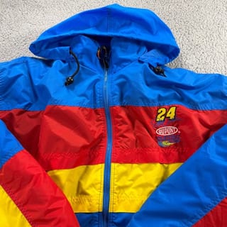 Competitors View Jeff Gordon NASCAR Jacket Mens XL DuPont 24 Team Gordon Fleece