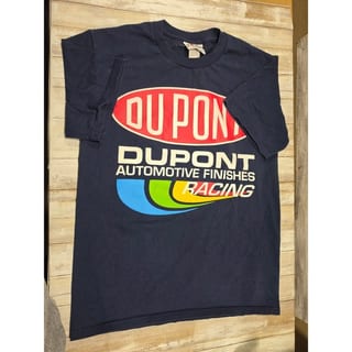 Vintage 1998 Jeff‎ Gordon DuPont Racing T-Shirt Mens Medium Navy Nutmeg Mills 24