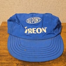 Vintage Dupont Freon Snap-Back Hat Blue Adult Adjustable Made USA