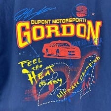 Vintage Jeff Gordon Ultimate Champion T Shirt Dupont Feel the Heat Baby Y2K XXL