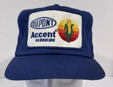 Vintage 1990s DuPont Accent Herbicide Trucker Hat K Products Farm Ag Cap