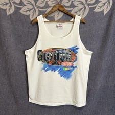 Vintage 2000s Jeff Gordon DuPont Chase Authentics Tank Top Shirt XL USA Cotton