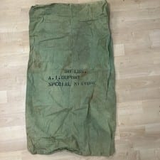 Rare Vintage Dupont Powder Bag Canvas Special Mixture Mining History Green 31x18