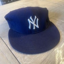 Vintage New York Yankees Hat New Era DuPont 7 3/8 Closer To 7