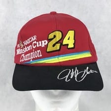 NOS vintage 1995 JEFF GORDON NASCAR WINSTON CUP SNAPBACK HAT dupont racing 90s