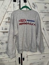 Vintage Graphic Dupont Refinish Motorsports Crewneck Sweatshirt  NASCAR Gray