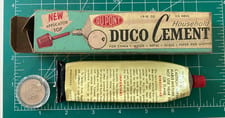 Vintage Dupont Duco Cement In Original Box Advertising USA USED VTG OLD SCHOOL